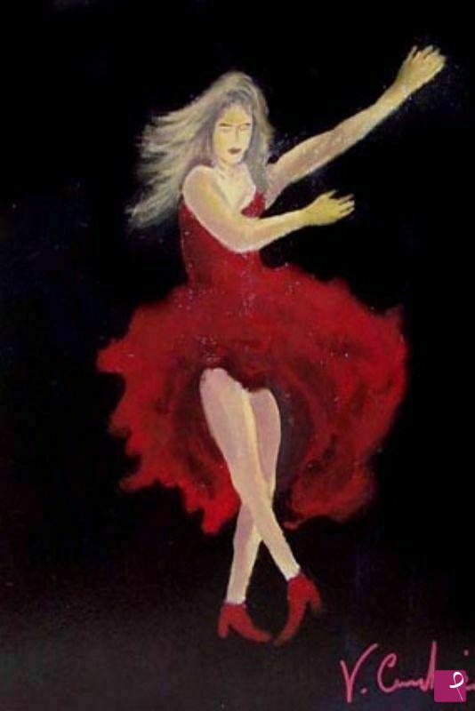 quadri in vendita online - ballerina di flamenco 4
