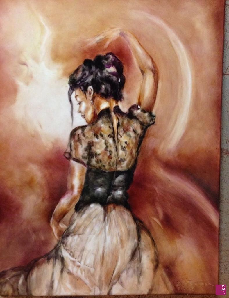 quadri in vendita online - BALLERINA DI FLAMENCO (FLAMENCO DANCER)