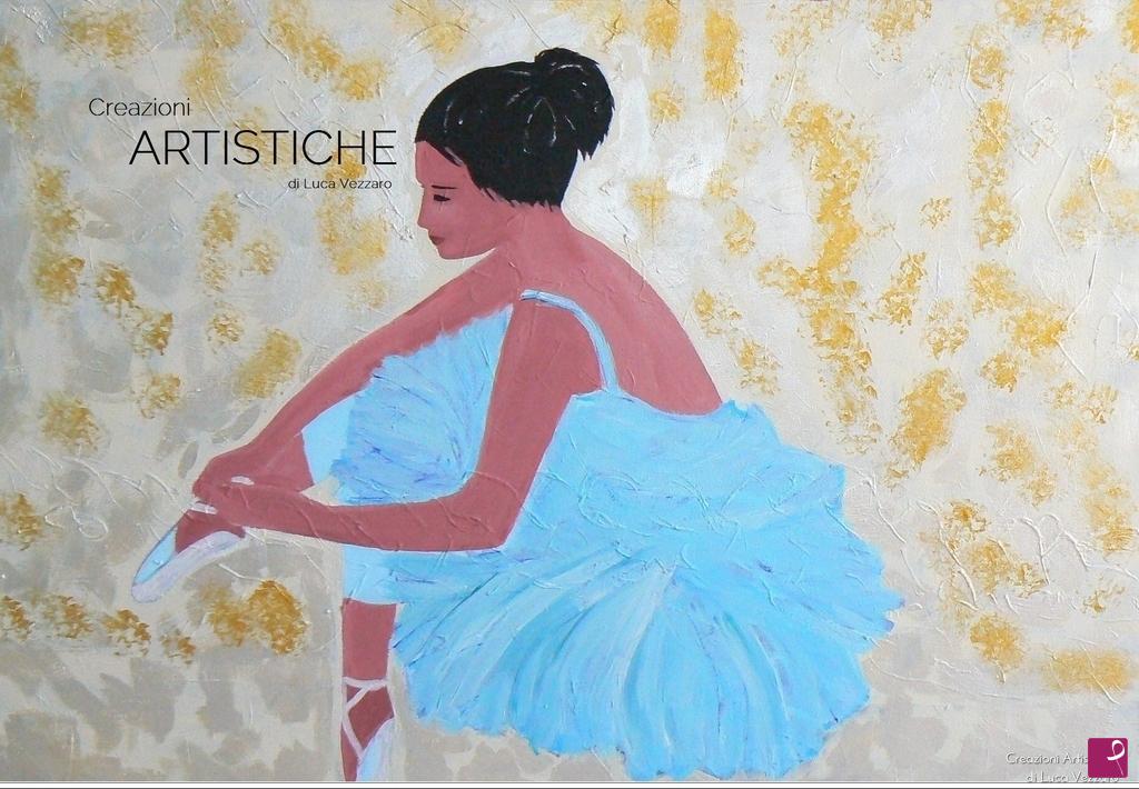 quadri in vendita online - Ballerina Riproduzione Degas