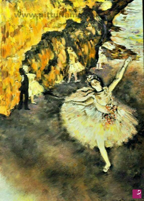 quadri in vendita online - Ballerina_che_fa_il_saluto_