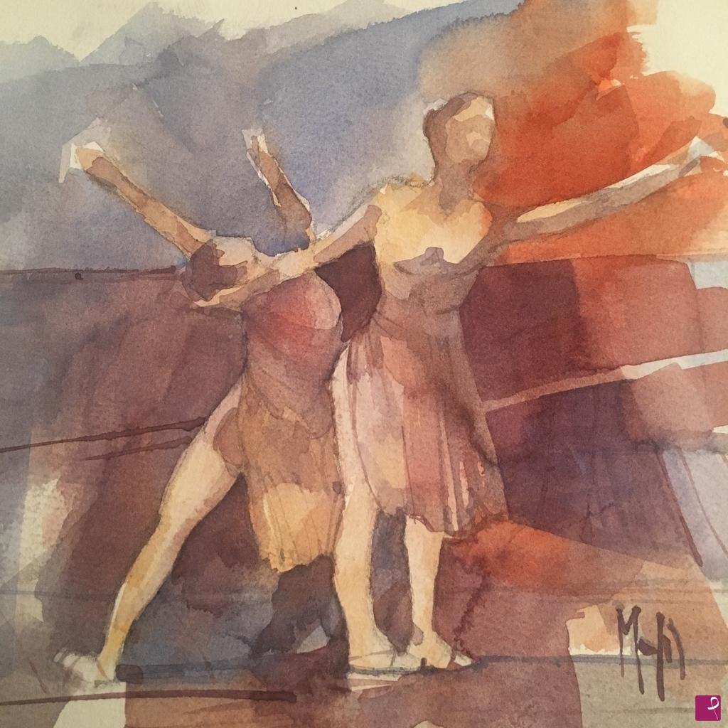 quadri in vendita online - Ballerine
