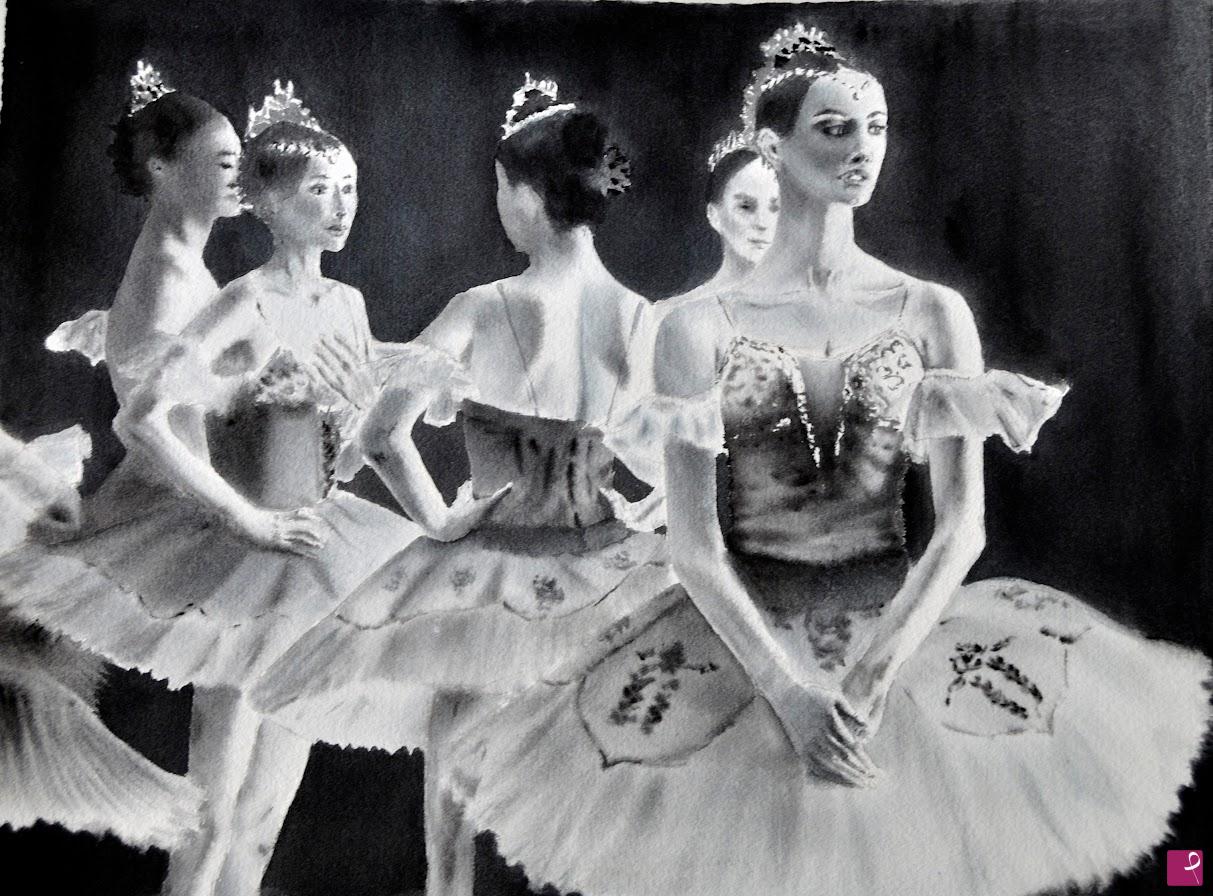 quadri in vendita online - Ballerine