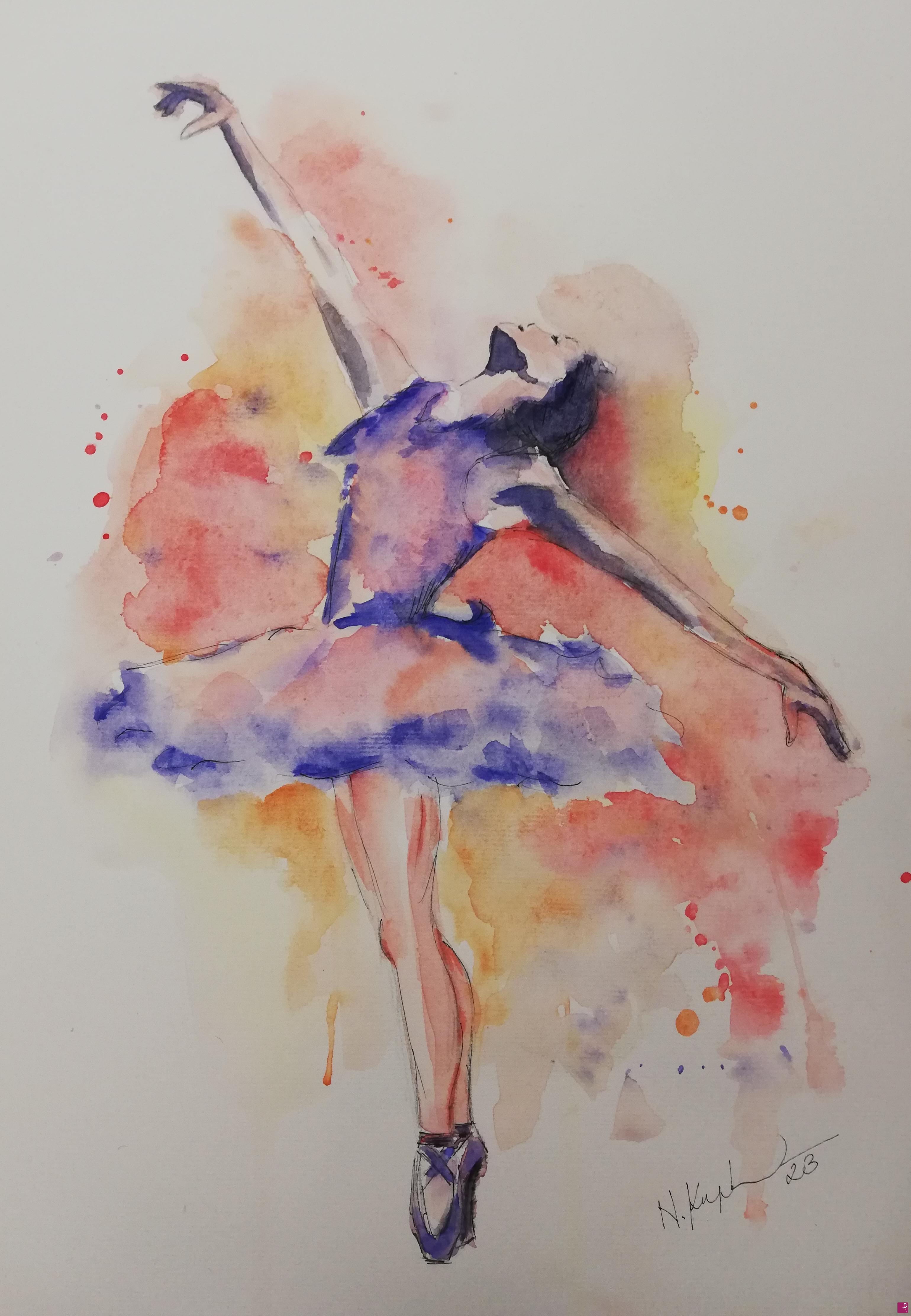 quadri in vendita online - Ballet dancer
