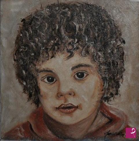quadri in vendita online - Bambina