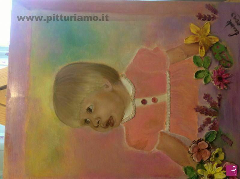 quadri in vendita online - Bambina