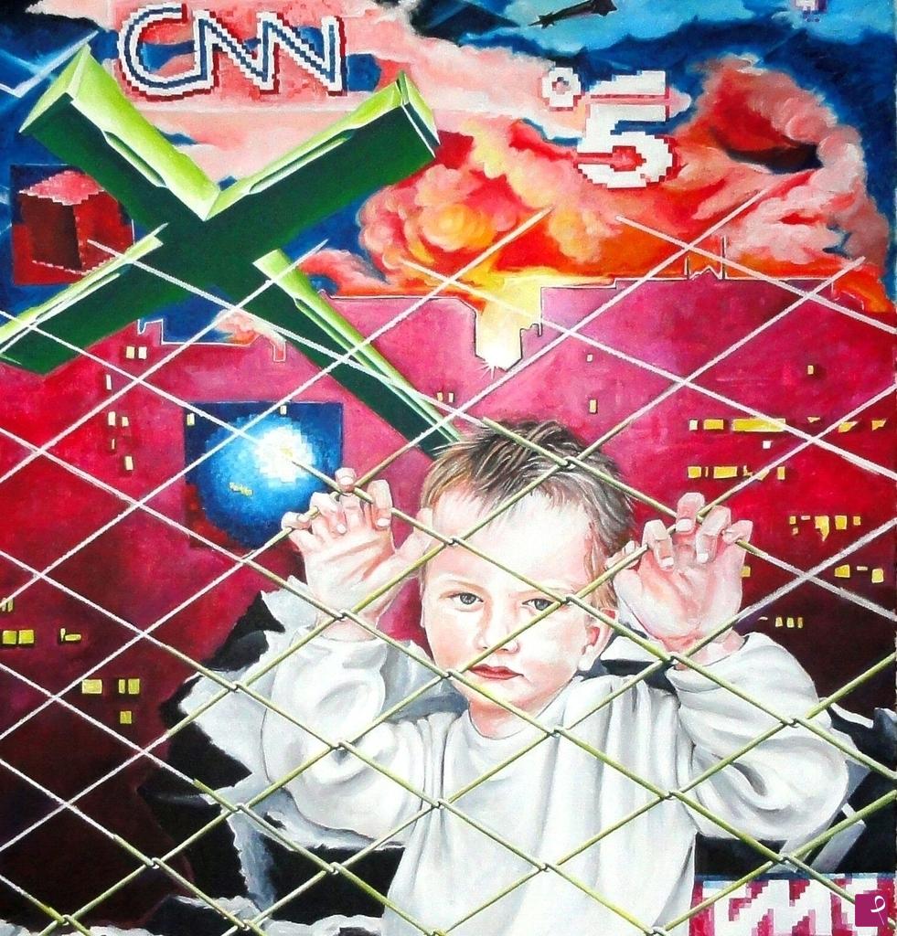 quadri in vendita online - Bambino Kosovaro.