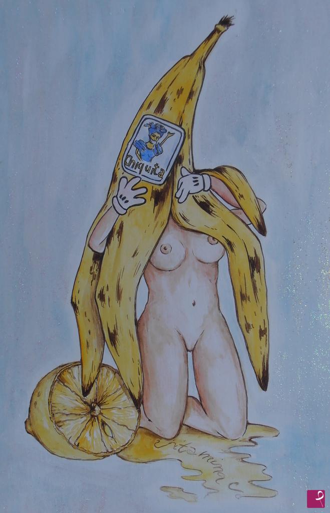 quadri in vendita online - Banana Slut mask