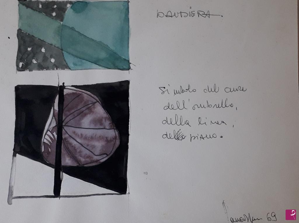 quadri in vendita online - Bandiera, cuore.