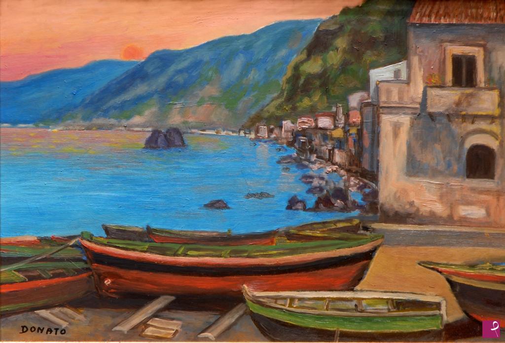 quadri in vendita online - Barche a Chianalea