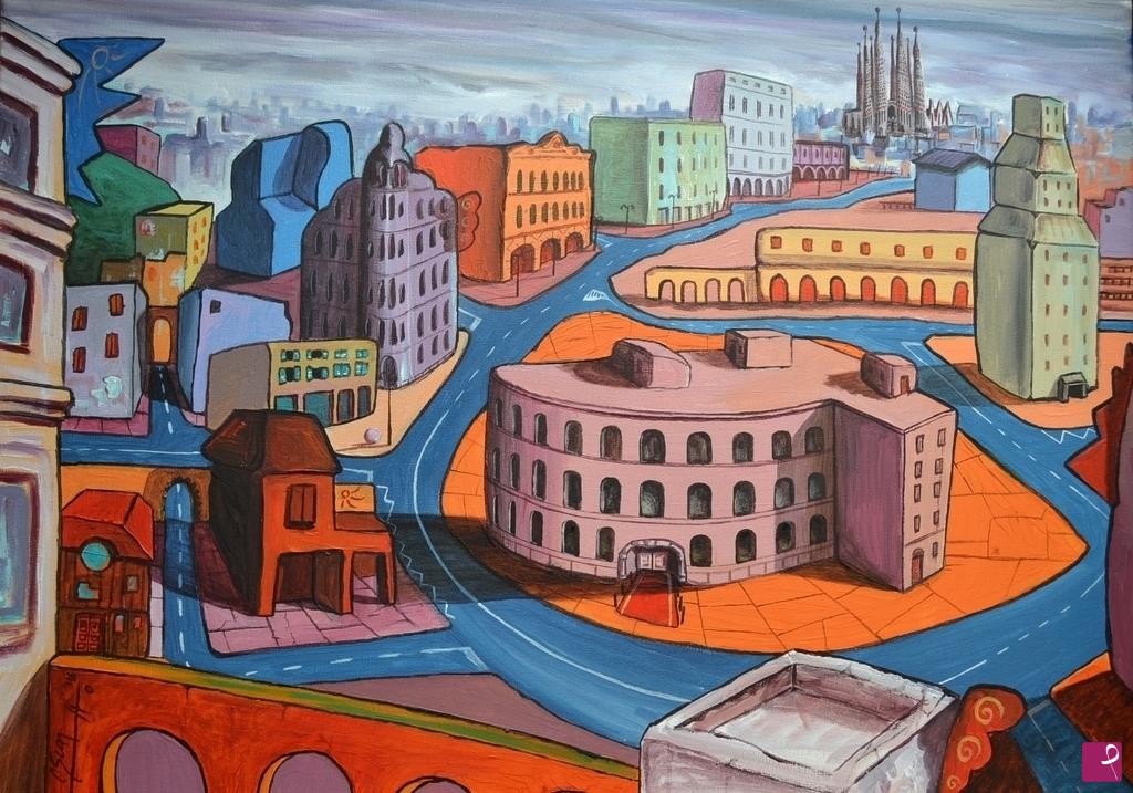 quadri in vendita online - Barrio Catalano