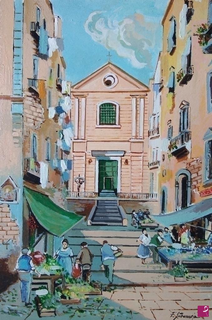 quadri in vendita online - Basilica di San Giovanni - Napoli