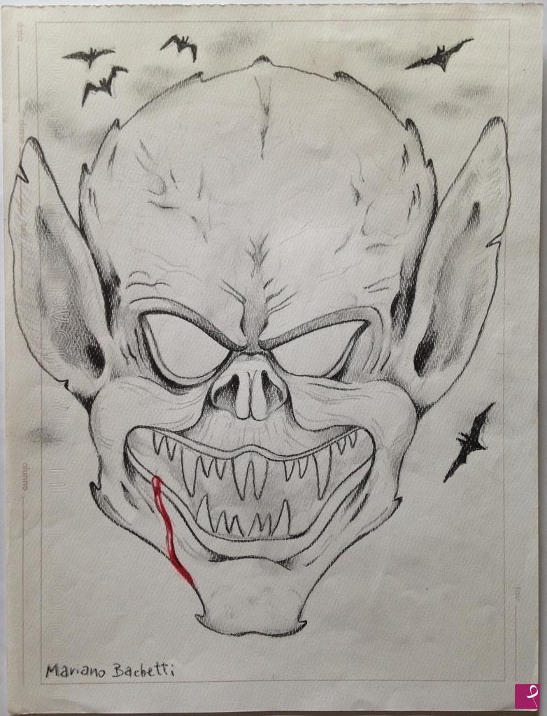 quadri in vendita online - Bat Creature - 2017