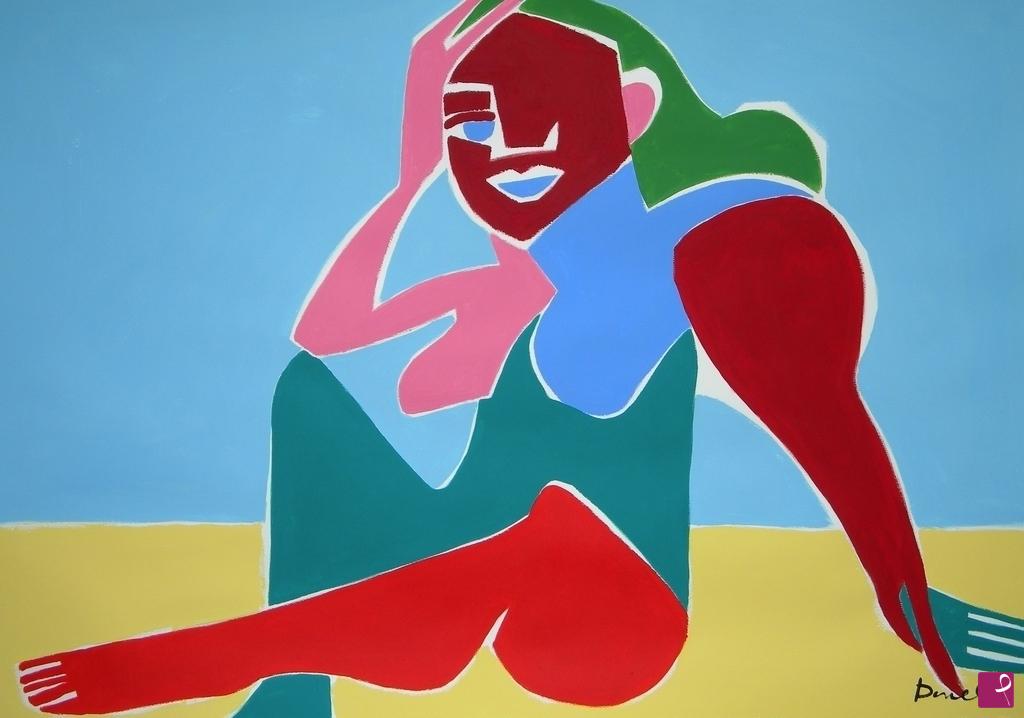 quadri in vendita online - Bather