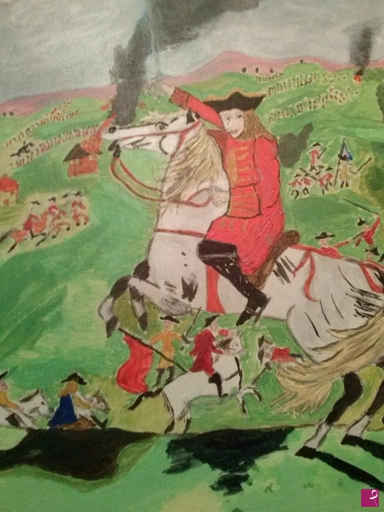 quadri in vendita online - battaglia di blenheim 1702