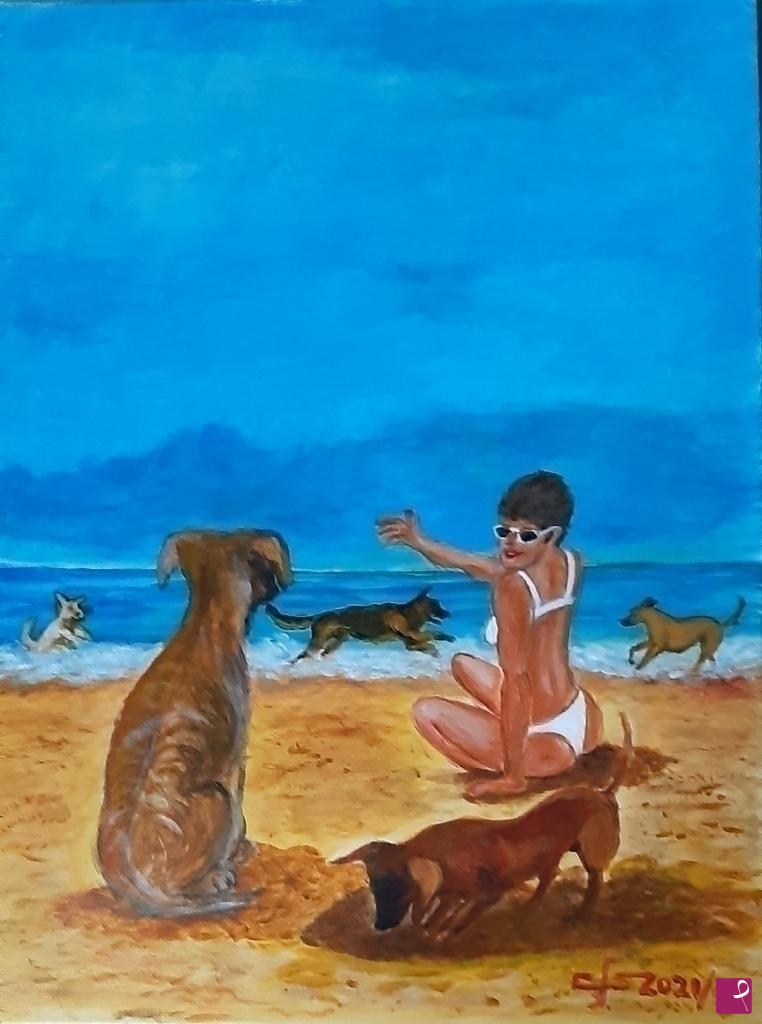quadri in vendita online - Bau Bau Beach