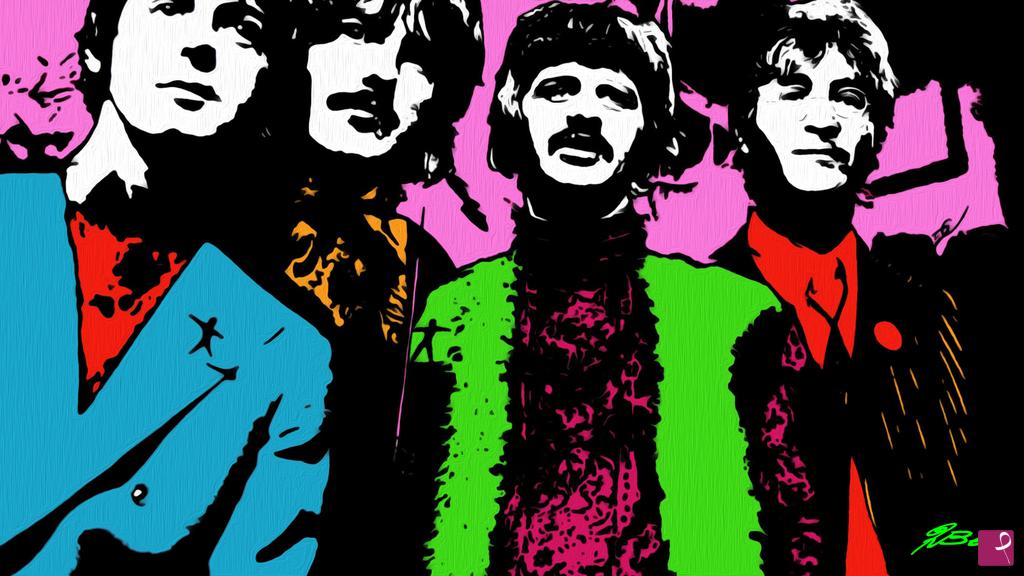 quadri in vendita online - BEATLES  OMAGGIO 5