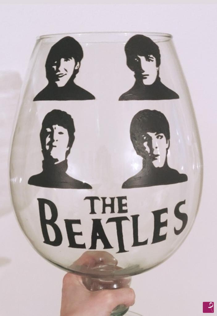 quadri in vendita online - Beatles su vetro