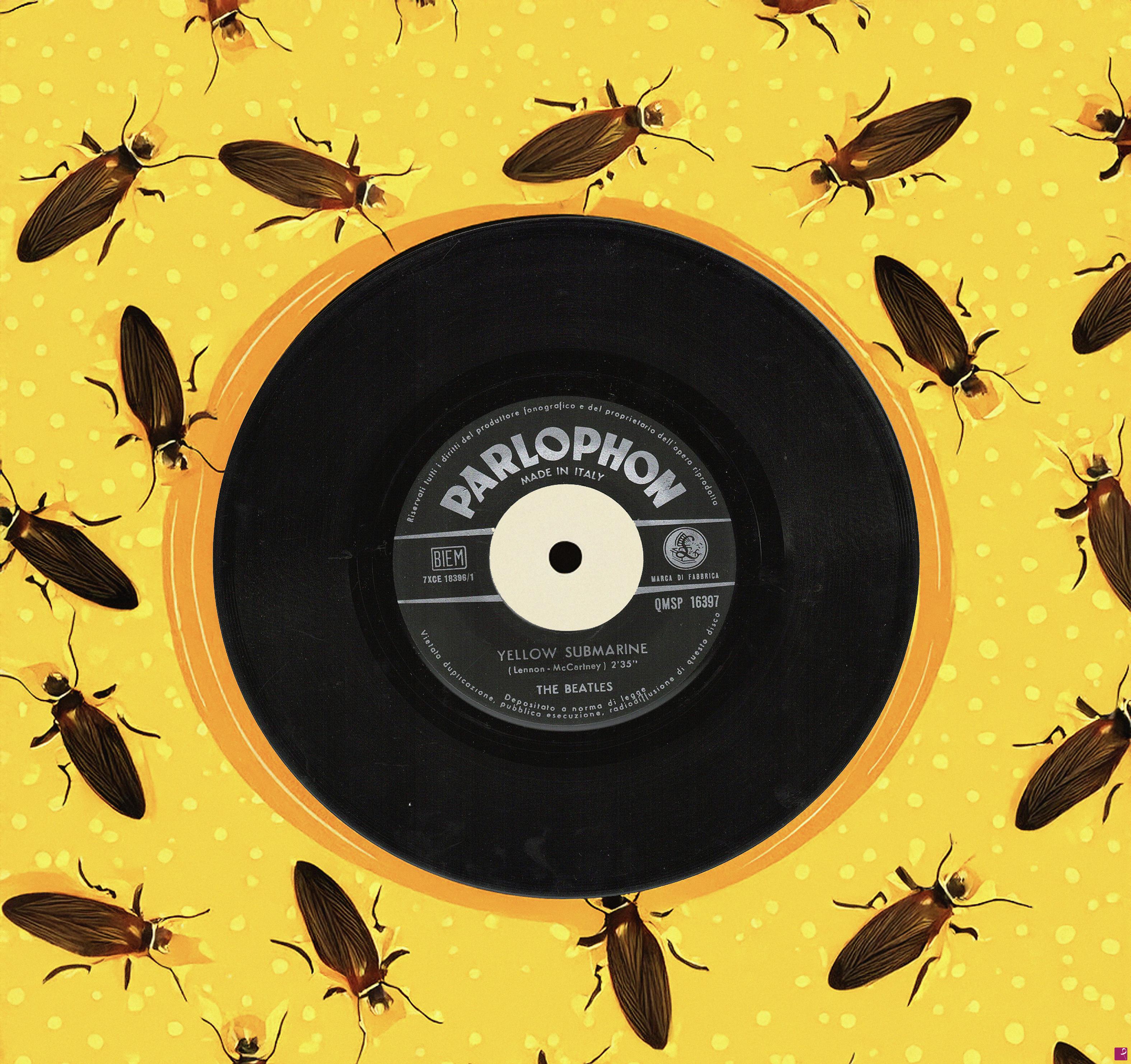 quadri in vendita online - Beatles (Yellow Submarine) Vinile - Edizione Limitata a 300