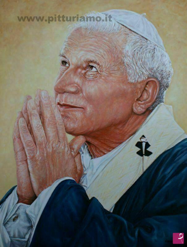 quadri in vendita online - Beato Giovanni Paolo II