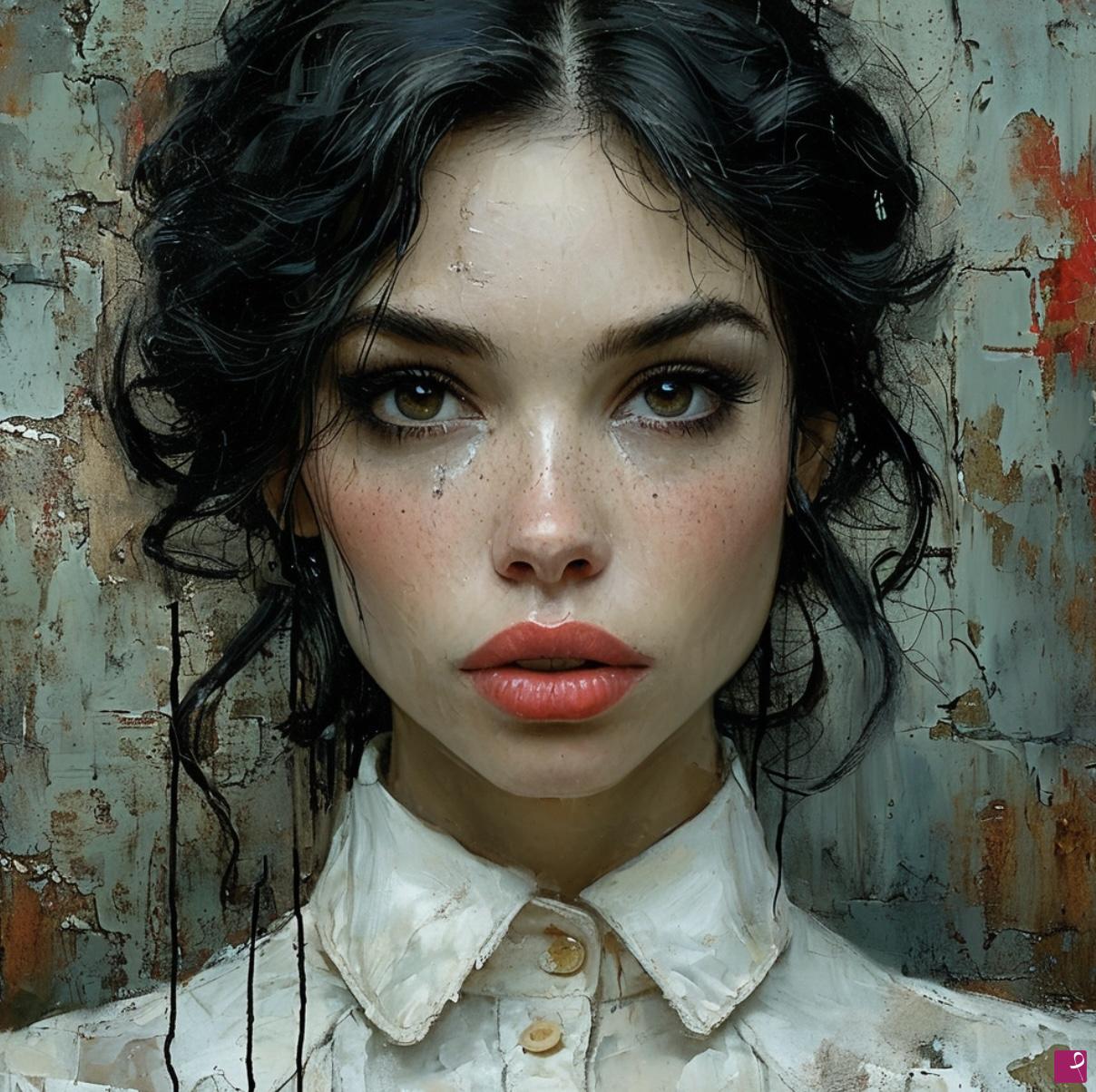 quadri in vendita online - Beautiful face