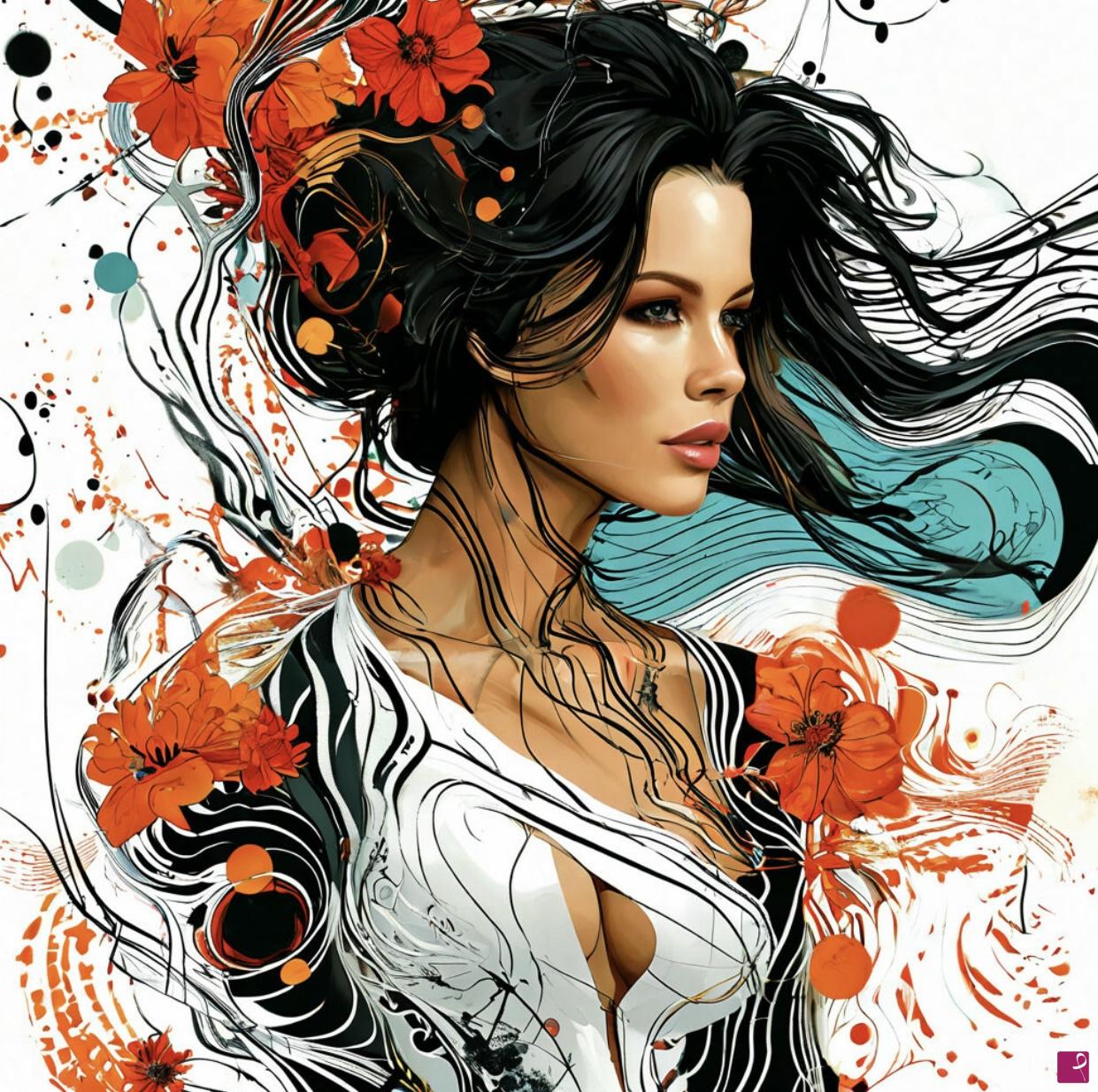 quadri in vendita online - Beautiful girl 