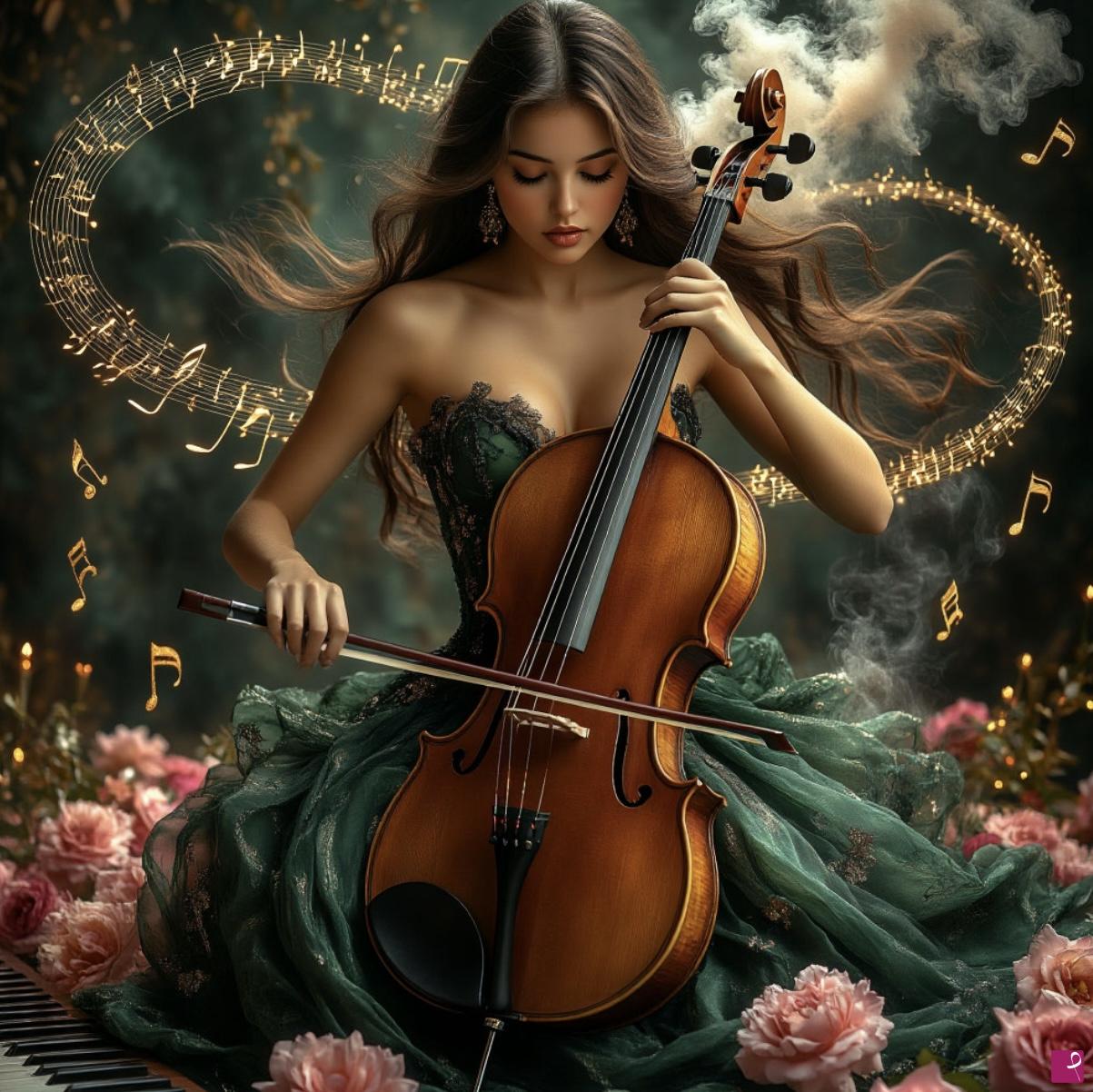quadri in vendita online - Beauty and music