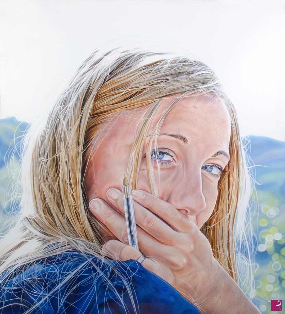quadri in vendita online - "BEHIND BLUE EYES"
