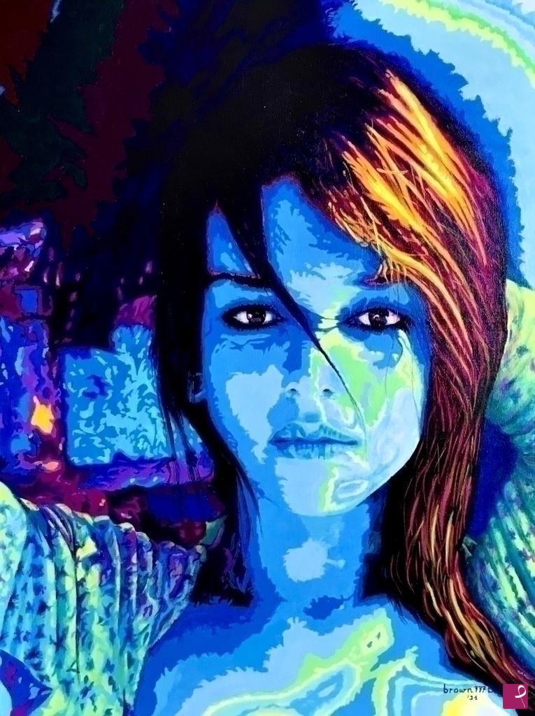 quadri in vendita online - Bellezza... in blu