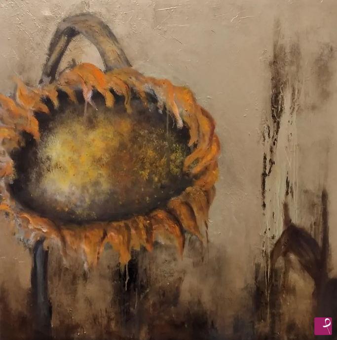 quadri in vendita online - Bended Sunflower diptych - 2024