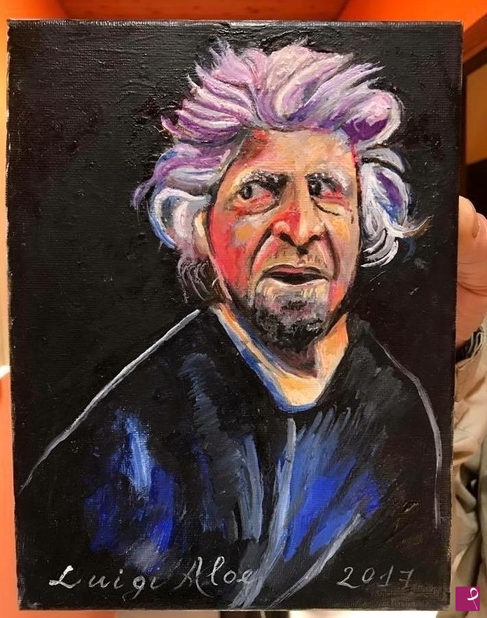 quadri in vendita online - "Beppe Grillo"