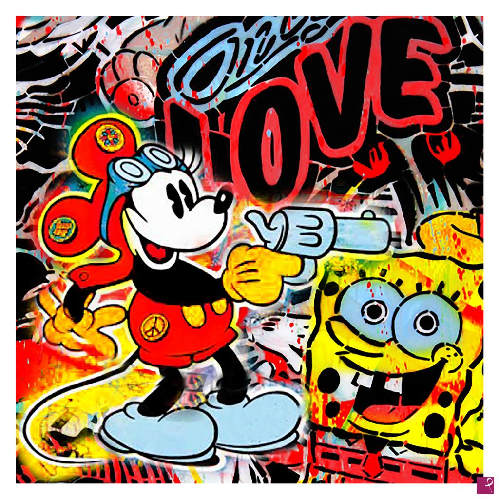 quadri in vendita online - BEST. - Love Gun