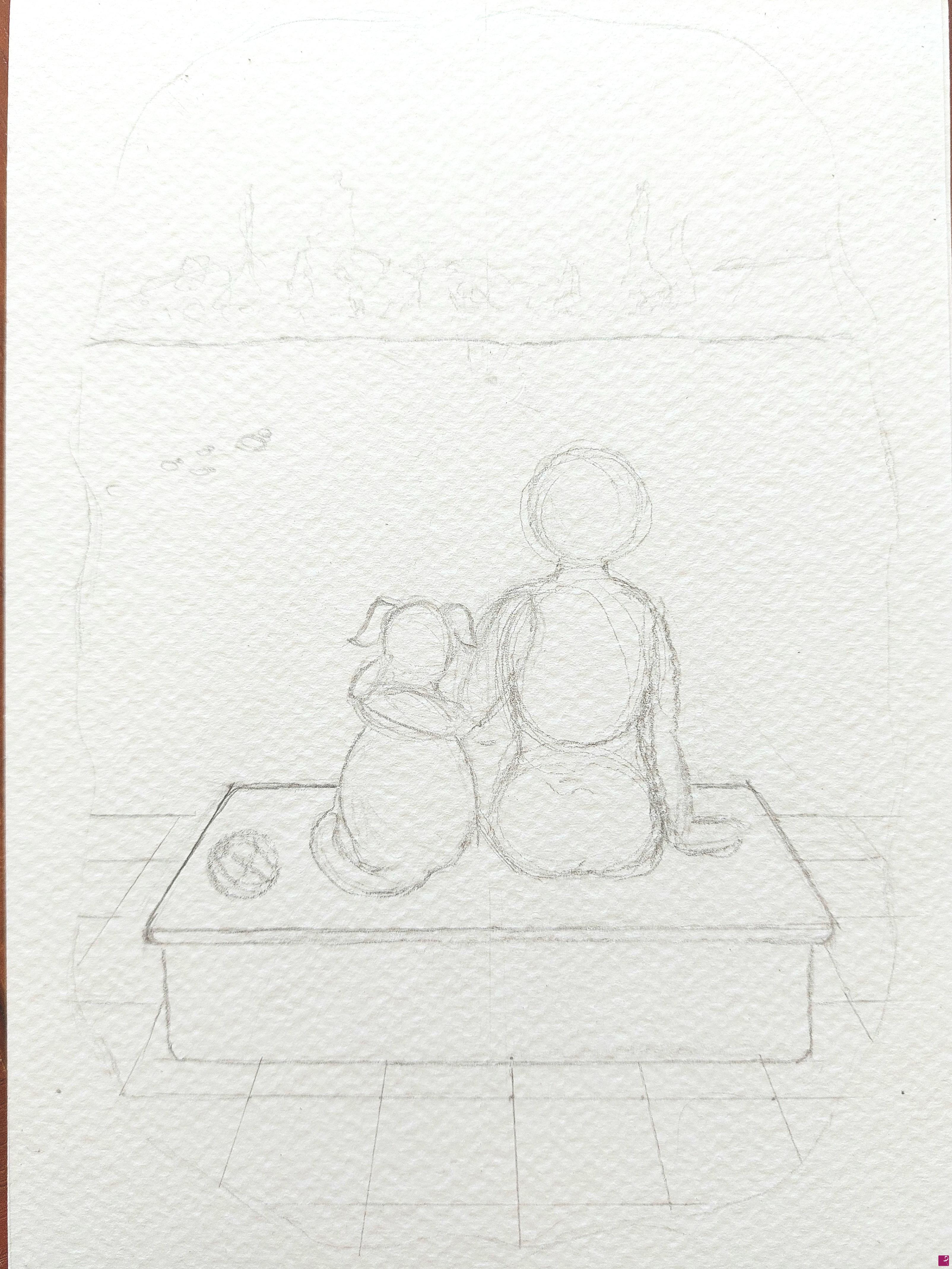 quadri in vendita online - Best Friends - Workinprogress 