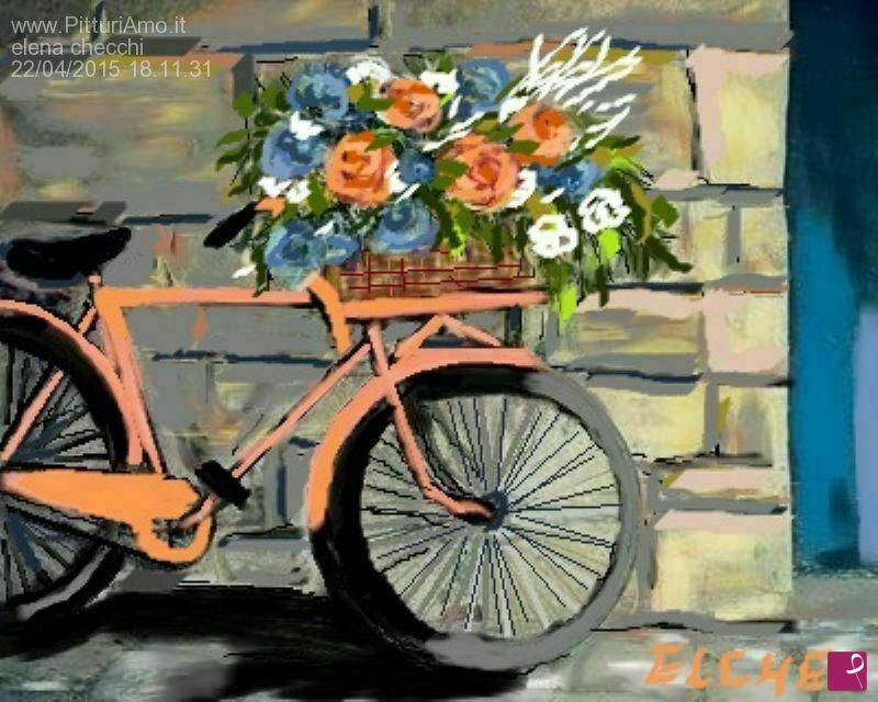 quadri in vendita online - bicicletta