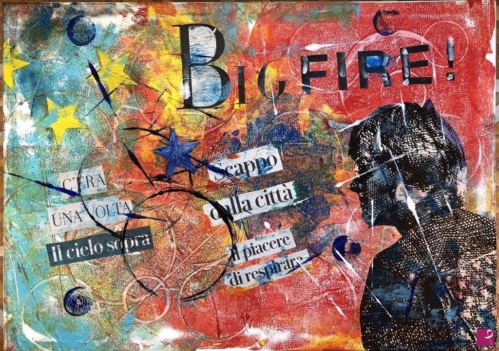 quadri in vendita online - Big fire