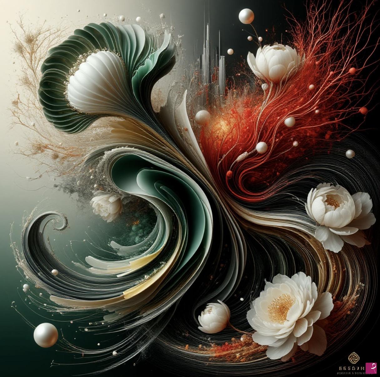 quadri in vendita online - Big flowers 