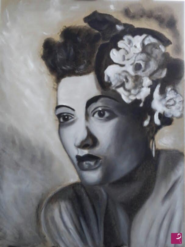 quadri in vendita online - Billie Holiday 
