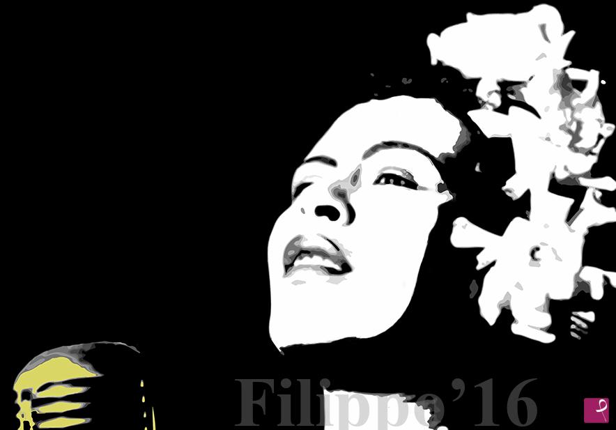 quadri in vendita online - Billie Holiday