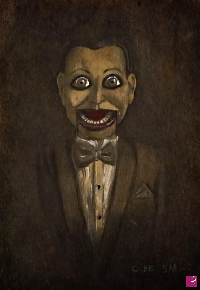 quadri in vendita online - BILLY   tratto   dal   film  horror  Dead  silence