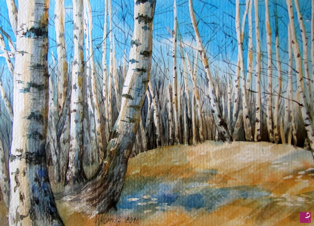 quadri in vendita online - Birch grove