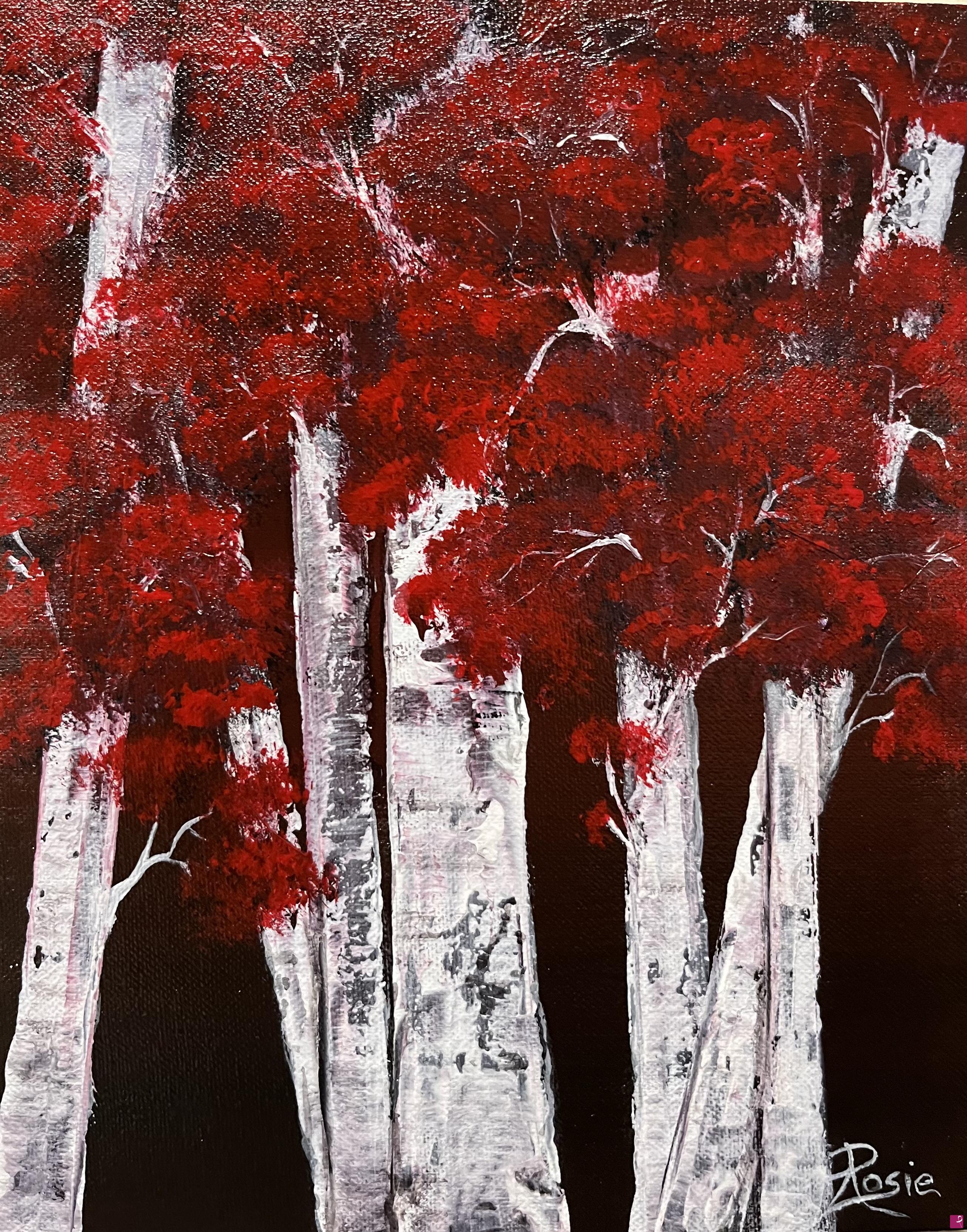 quadri in vendita online - Birch tree 