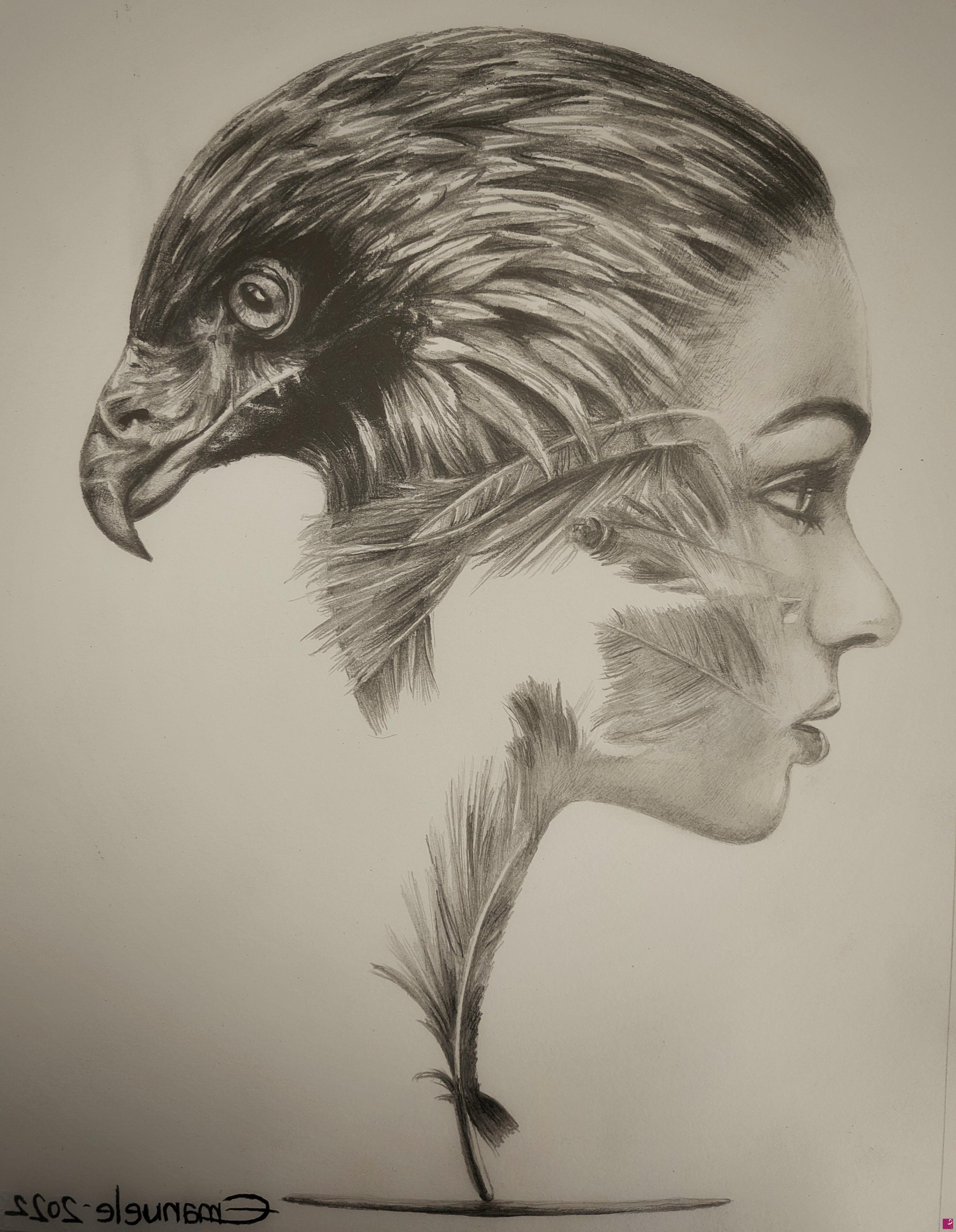 quadri in vendita online - bird girl