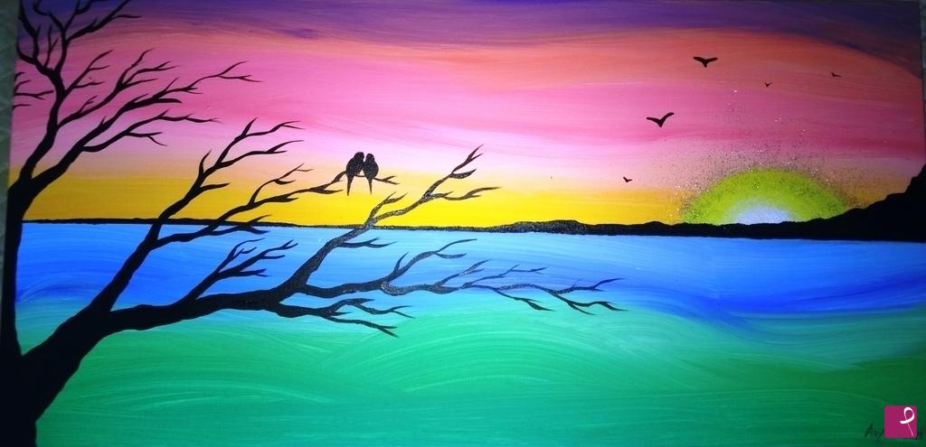 quadri in vendita online - BIRDS IN LOVE