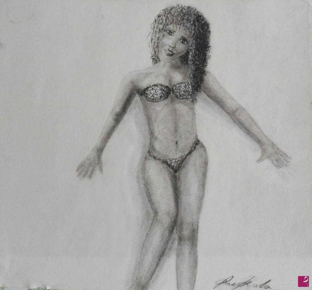 quadri in vendita online - Black beauty lingerie..