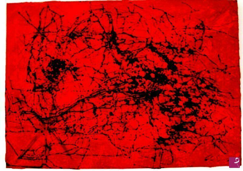 quadri in vendita online - black blood