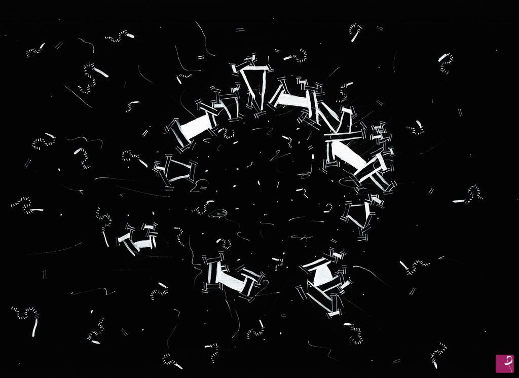 quadri in vendita online - Black Hole