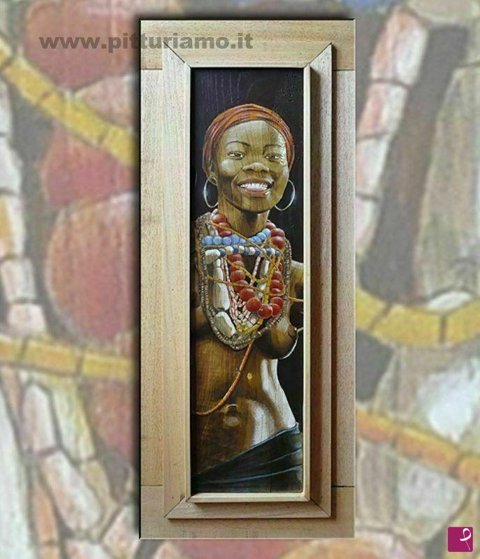 quadri in vendita online - black mother 12