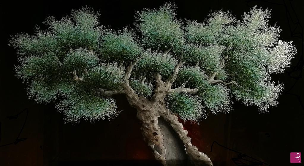 quadri in vendita online - Black Olive tree