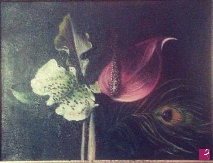quadri in vendita online - Black Orchid