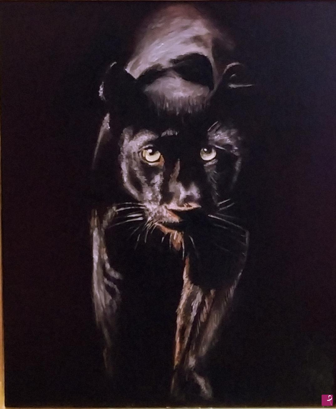 quadri in vendita online - Black panther