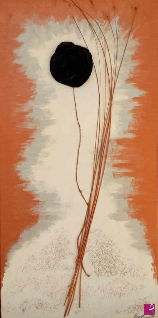 quadri in vendita online - Black rose